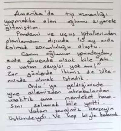 Yurtlarda kalan vatandaşlardan geriye yazdıkları mektupları kaldı Yurtlarda kalan vatandaşlardan geriye yazdıkları mektupları kaldı