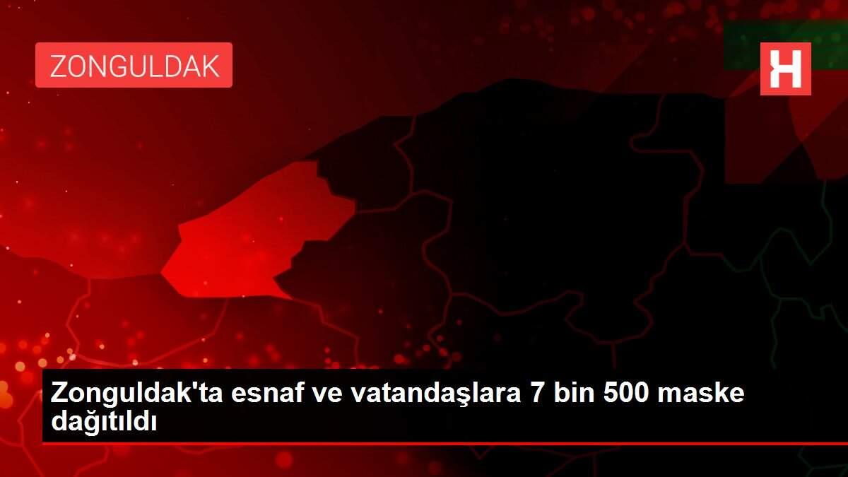 Zonguldak'ta esnaf ve vatandaşlara 7 bin 500 maske dağıtıldı Zonguldak'ta esnaf ve vatandaşlara 7 bin 500 maske dağıtıldı
