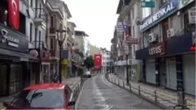 Bartın sokakları sessizliğe büründü