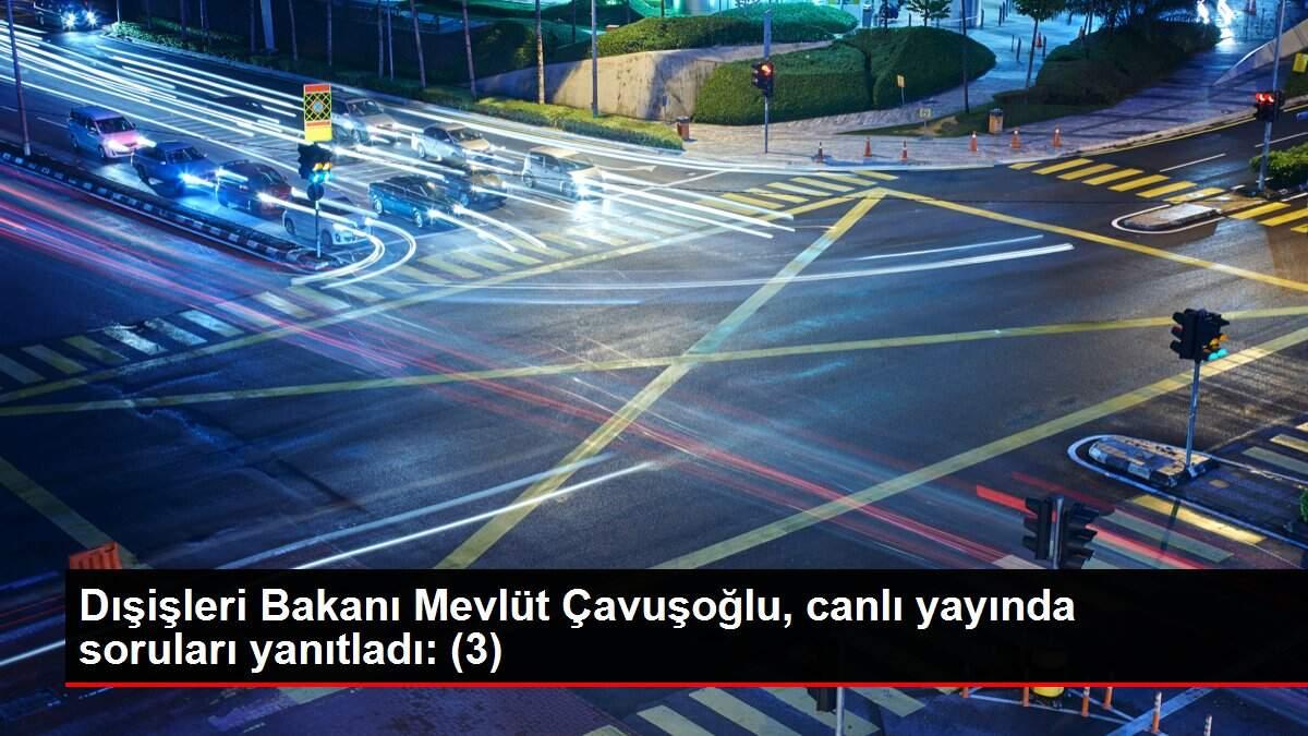 Dışişleri Bakanı Mevlüt Çavuşoğlu, canlı yayında soruları yanıtladı: (3)