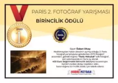 İHA Muhabiri Özkan Olcay'a Fransa'dan birincilik ödülü İHA Muhabiri Özkan Olcay'a Fransa'dan birincilik ödülü