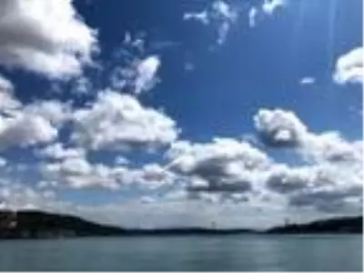 İstanbul Boğazı'nda bulutlardan görsel görsel şölen İstanbul Boğazı'nda bulutlardan görsel görsel şölen
