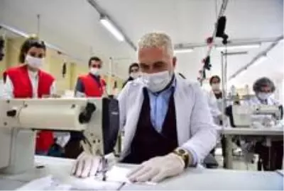 Kızılay günde 30 bin adet maske üretecek Kızılay günde 30 bin adet maske üretecek
