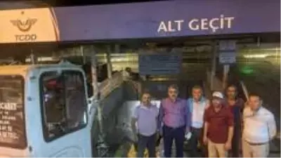 Nazilli Tren Garı'na yürüyen merdiven ve asansör yapılıyor Nazilli Tren Garı'na yürüyen merdiven ve asansör yapılıyor