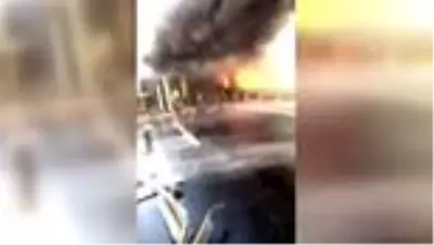 Nusaybin’de devrilen patates ve soğan yüklü tır yandı: 1 yaralı