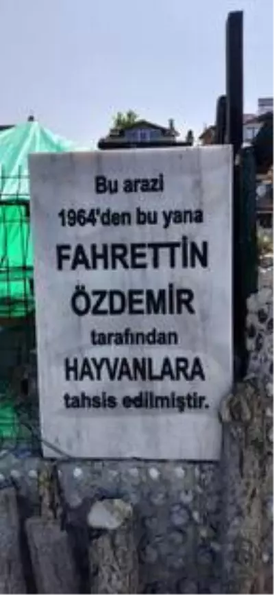 Ölen köpeğini yaptırdığı mezarında anıyor Ölen köpeğini yaptırdığı mezarında anıyor