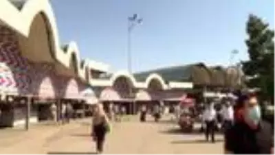 Pazar tezgahlarına naylonlu önlem Pazar tezgahlarına naylonlu önlem