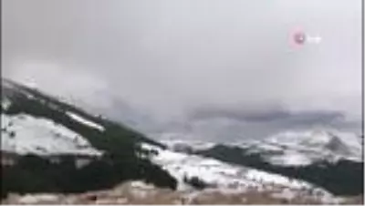 Samsun’a mayıs ayında kar sürprizi