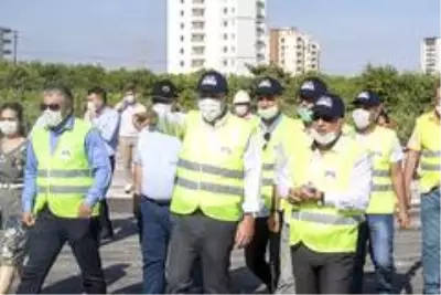 Seçer, yol yapım çalışmalarını inceledi Seçer, yol yapım çalışmalarını inceledi