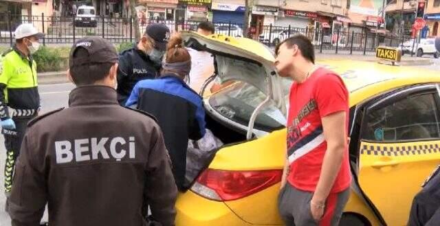 Yasağa rağmen müşteri alan taksiciden şaka gibi savunma: İnisiyatif kullandım