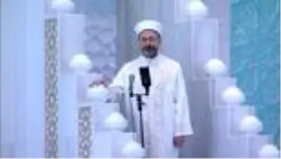 Diyanet İşleri Başkanı Erbaş: ’Camiye gelirken maskelerimizi takalım’