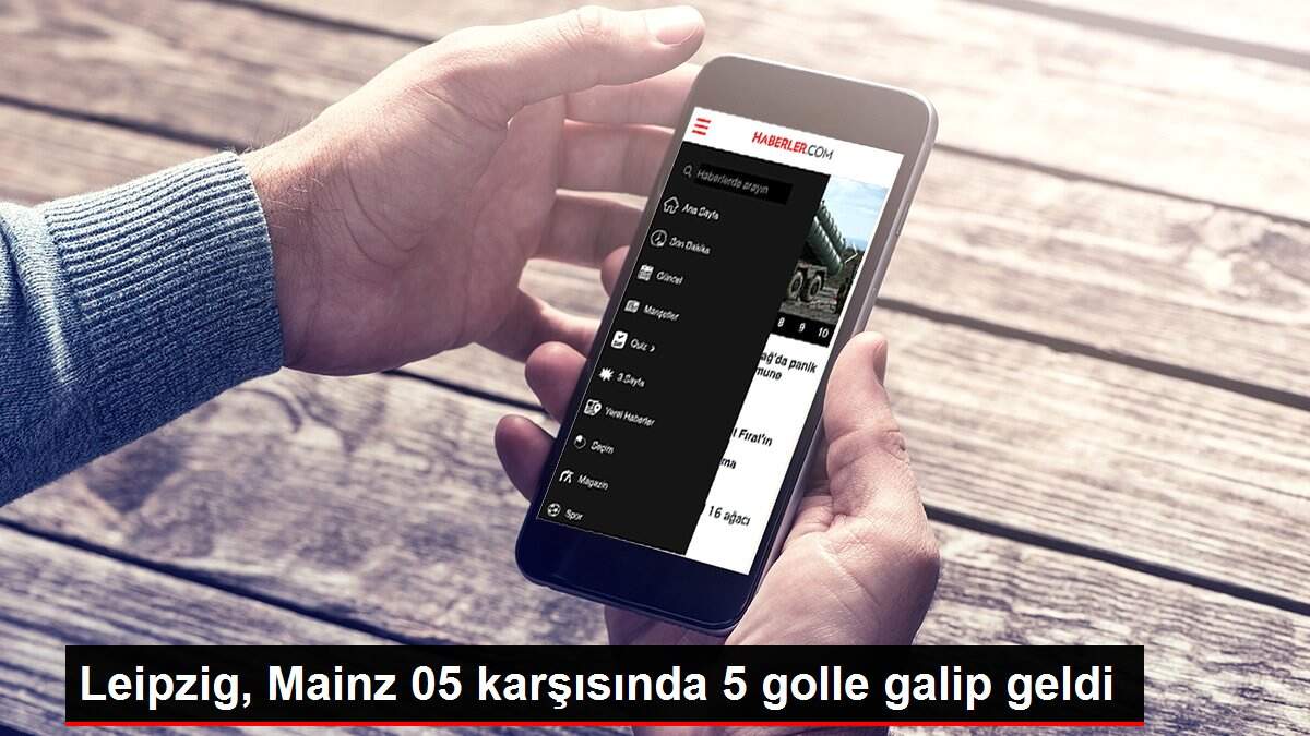 Leipzig, Mainz 05 karşısında 5 golle galip geldi