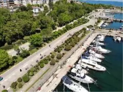 (Özel) Avcılar sahilden Uludağ manzarası