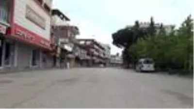 Ramazan Bayramında sokaklar boş kaldı