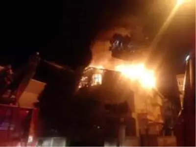 Samsun'da korkutan yangın