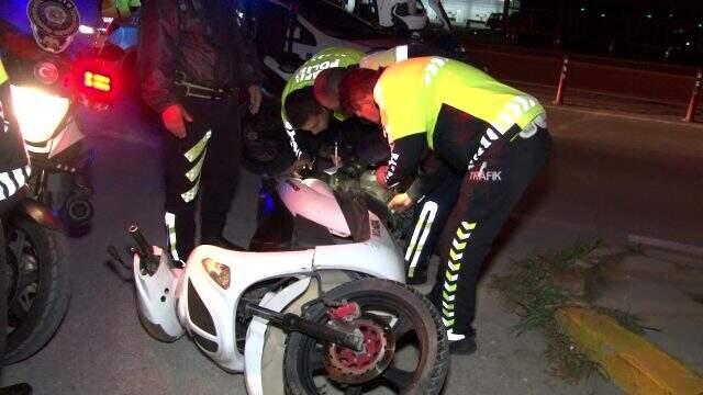Sokağa çıkma cezası yememek için polisten kaçan motosikletliye 12 bin lira ceza kesildi