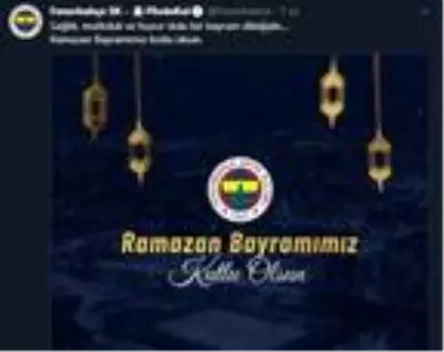 Süper Lig ekiplerinden bayram mesajları