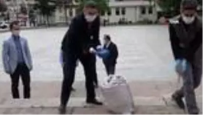 Bayramda onları da unutmadılar
