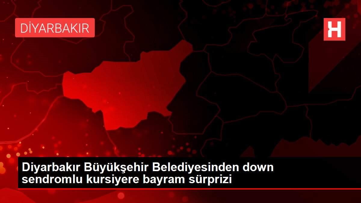 Diyarbakır Büyükşehir Belediyesinden down sendromlu kursiyere bayram sürprizi
