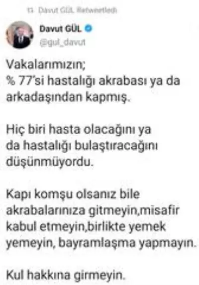 Gaziantep'te rehavet koronavirüs vakalarını artırdı Gaziantep'te rehavet koronavirüs vakalarını artırdı