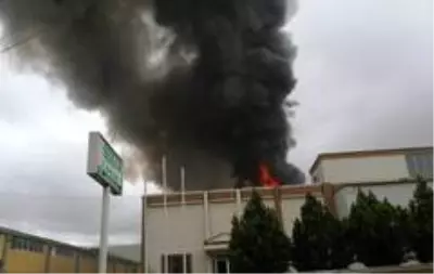 İplik fabrikasında korkutan yangın