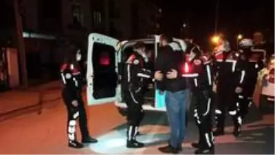 Polisten kaçan motosiklet sürücüsü ile polis arasından nefes kesen kovalamaca