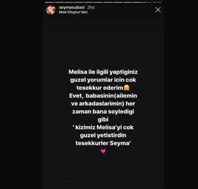 Şeyma Subaşı, kendisini övdüğü paylaşımı kısa sürede yayından kaldırdı Şeyma Subaşı, kendisini övdüğü paylaşımı kısa sürede yayından kaldırdı