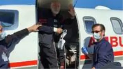 İsviçre'de rahatsızlanan Türk vatandaş, Sağlık Bakanlığı'na ait özel ambulans uçakla Türkiye'ye getirildi İsviçre'de rahatsızlanan Türk vatandaş, Sağlık Bakanlığı'na ait özel ambulans uçakla Türkiye'ye getirildi
