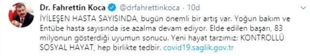 Son Dakika: Türkiye'de 26 Mayıs günü koronavirüsten vefat edenlerin sayısı 28 oldu, 948 yeni vaka tespit edildi Son Dakika: Türkiye'de 26 Mayıs günü koronavirüsten vefat edenlerin sayısı 28 oldu, 948 yeni vaka tespit edildi