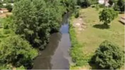 Bir zamanlar balık tutulan, kurbağa sesleri gelen Riva deresinin son hali yürek burktu Bir zamanlar balık tutulan, kurbağa sesleri gelen Riva deresinin son hali yürek burktu