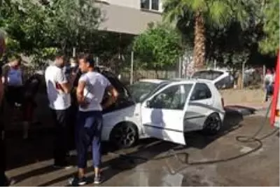 İki hafta önce aldığı otomobil, kontağı çevirmesiyle alev aldı İki hafta önce aldığı otomobil, kontağı çevirmesiyle alev aldı