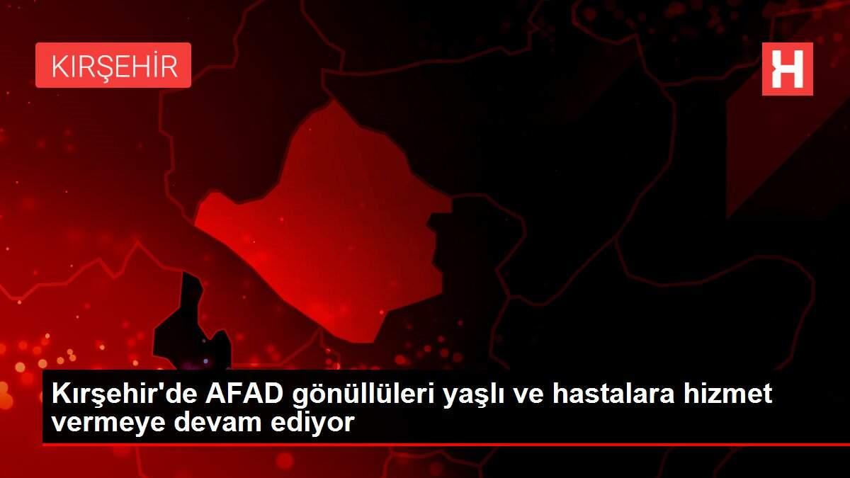 Kırşehir'de AFAD gönüllüleri yaşlı ve hastalara hizmet vermeye devam ediyor Kırşehir'de AFAD gönüllüleri yaşlı ve hastalara hizmet vermeye devam ediyor