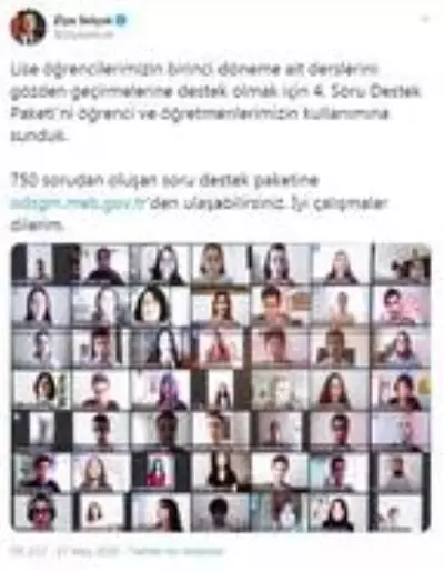 Liselilere 750 soruluk 4'üncü destek paketi Liselilere 750 soruluk 4'üncü destek paketi