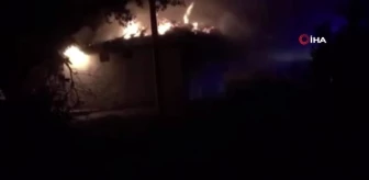 Muğla'da korkutan ev yangını