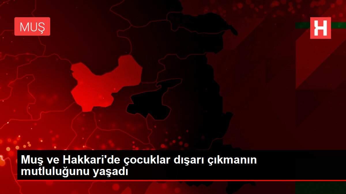 Muş ve Hakkari'de çocuklar dışarı çıkmanın mutluluğunu yaşadı Muş ve Hakkari'de çocuklar dışarı çıkmanın mutluluğunu yaşadı