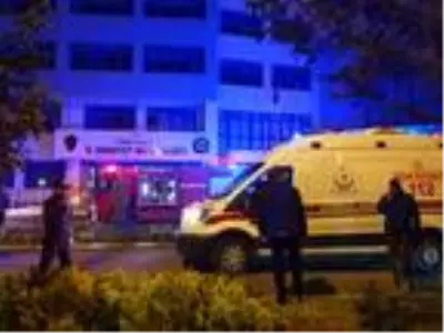 Sinop'ta emniyet müdürlüğünde yangın