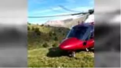 Yaylada rahatsızlanan genç ambulans helikopterle hastaneye kaldırıldı Yaylada rahatsızlanan genç ambulans helikopterle hastaneye kaldırıldı