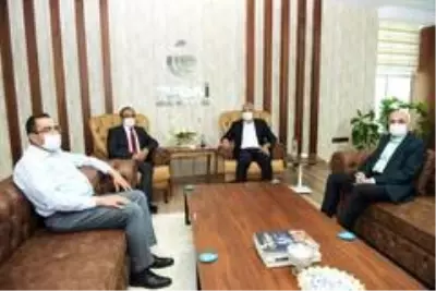 Başkan Güder ve Karataş yatırımları görüştü