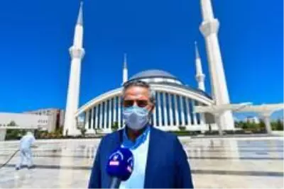 Başkent'te camilerde temizlik ve dezenfeksiyon Başkent'te camilerde temizlik ve dezenfeksiyon