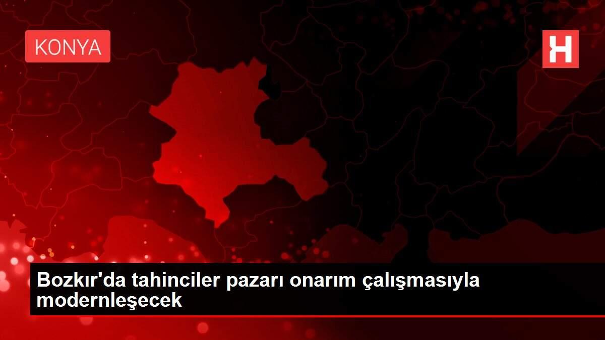 Bozkır'da tahinciler pazarı onarım çalışmasıyla modernleşecek