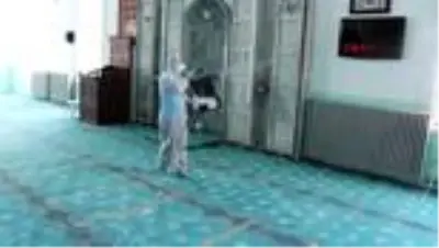 Burdur’da camiler dezenfekte edildi