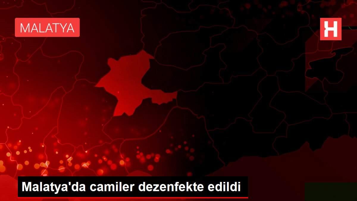 Malatya'da camiler dezenfekte edildi