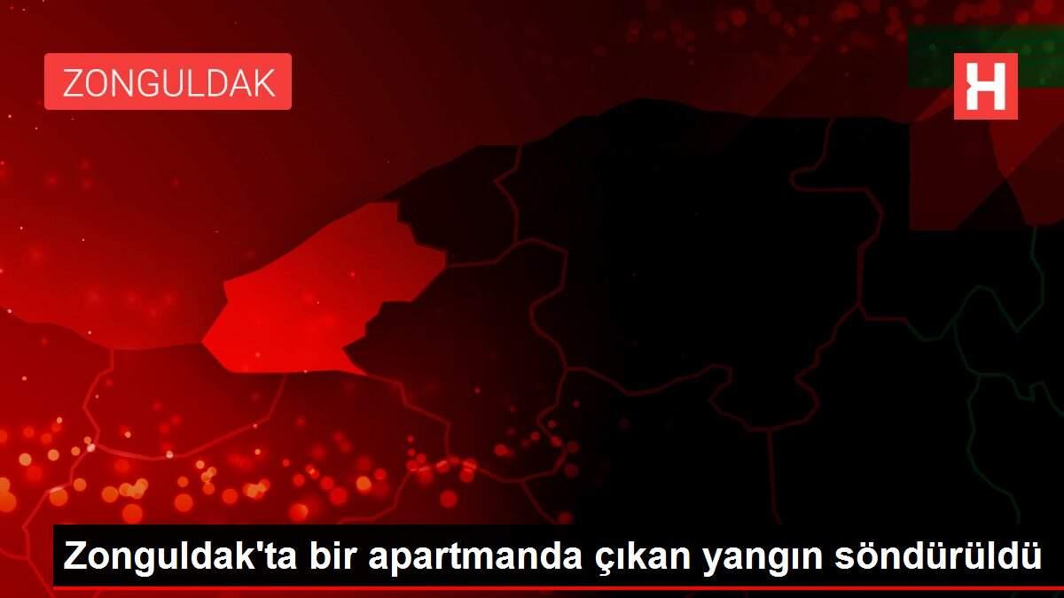 Zonguldak'ta bir apartmanda çıkan yangın söndürüldü