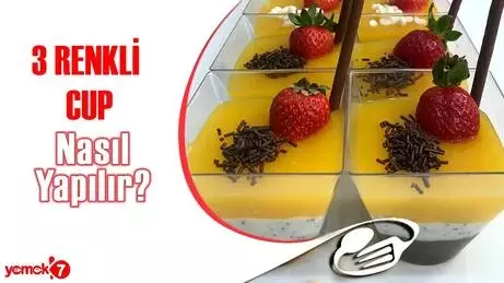 3 Renkli Cup Nasıl Yapılır?