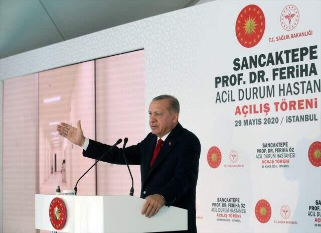 45 günde tamamlanan Prof. Dr. Feriha Öz Acil Durum Hastanesi açıldı