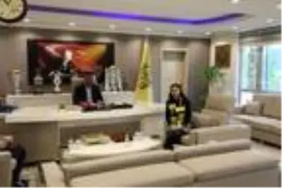Ankaragücü taraftarı Eylem, babasının hayalini gerçekleştirdi