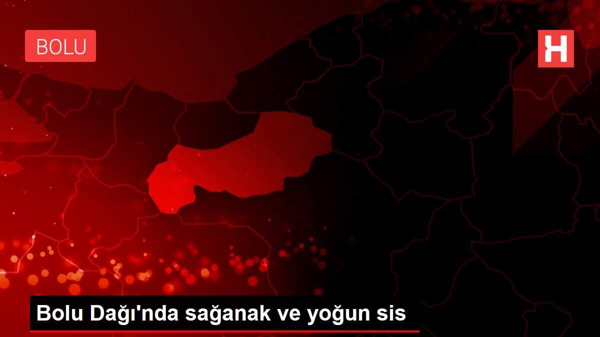 Bolu Dağı'nda sağanak ve yoğun sis