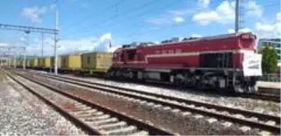 Denizyoluyla taşınacak konteyner tren Tekirdağ'da Denizyoluyla taşınacak konteyner tren Tekirdağ'da