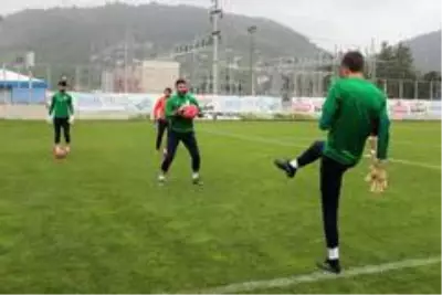 Giresunspor'da çalışmalar hız kesmeden devam ediyor