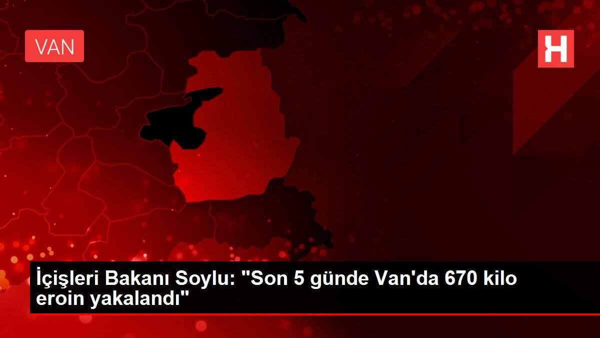 İçişleri Bakanı Soylu: İçişleri Bakanı Soylu: